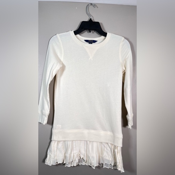 Ralph Lauren Cotton Blend Long Sleeve Dresses  size 8/10 - Picture 2 of 9